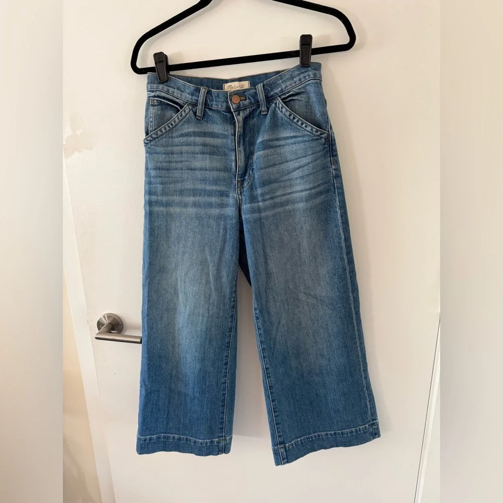 Madewell Wide-Leg Crop Jean 27 - Picture 4 of 7
